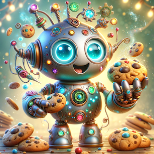 Robot Eating Cookies